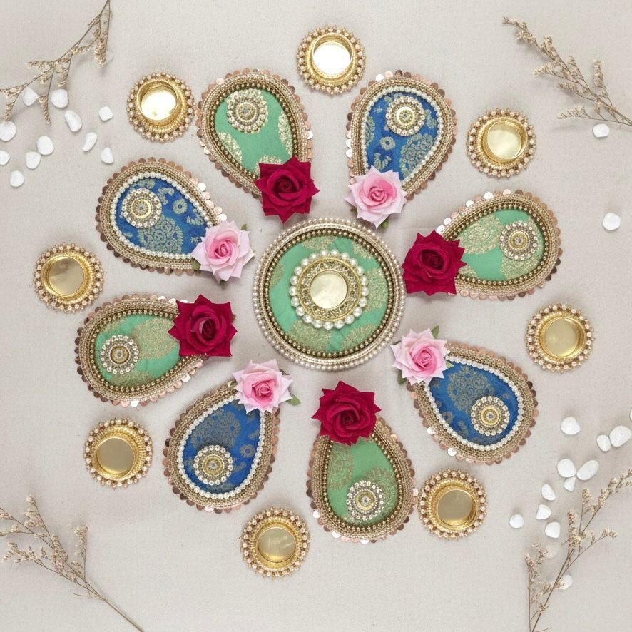 Fabdecor Artisanal Festive Rangoli #4