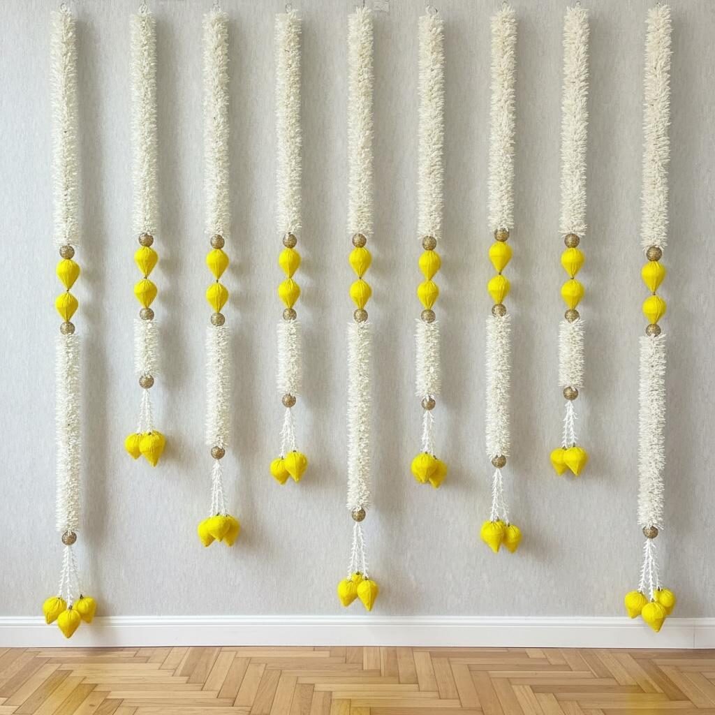 Fabdecor Artisanal Festive Hanging #34 (Set of 8)