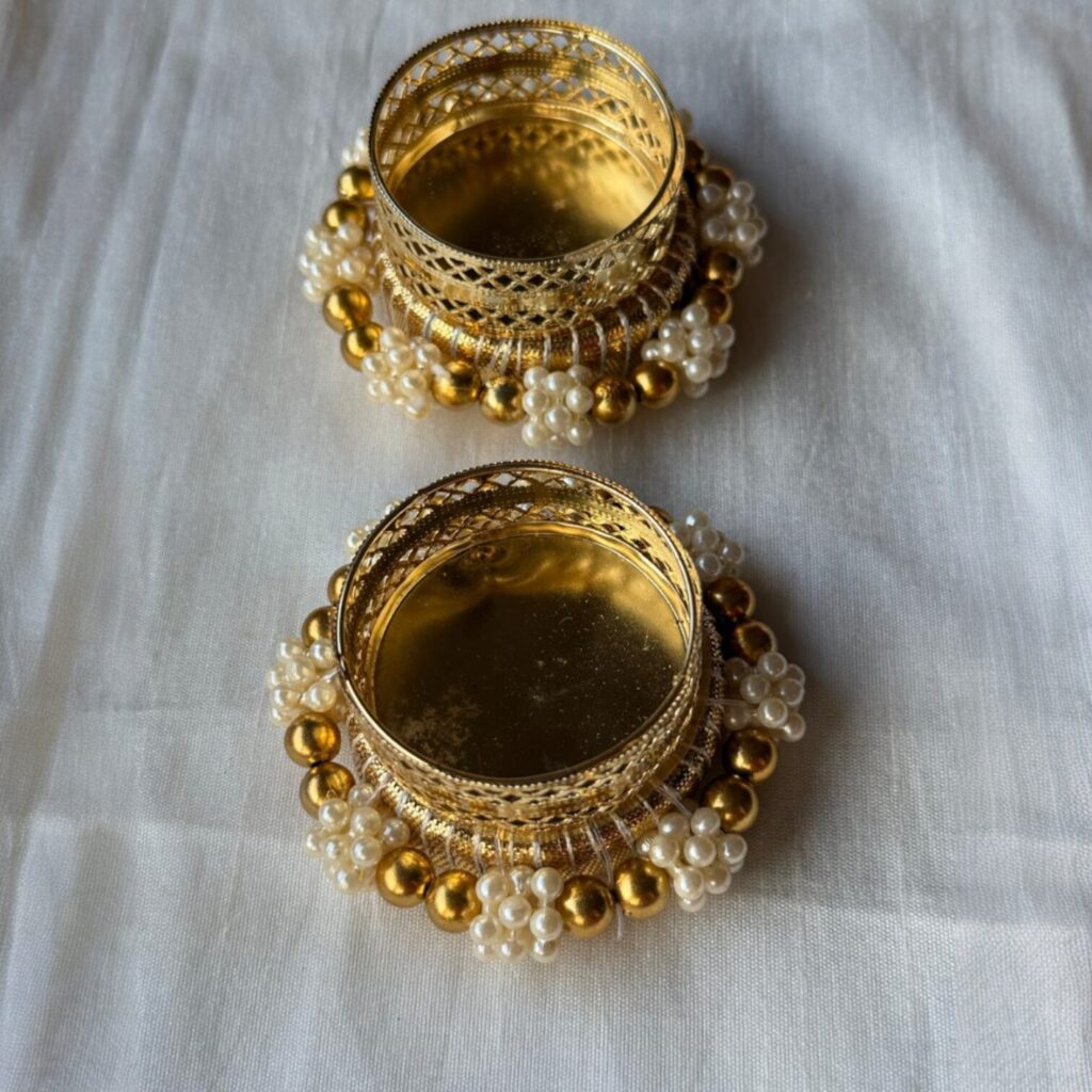 Fabdecor Artisanal Festive Candle Holder #36 (Pack of 2)