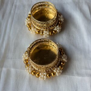 Fabdecor Artisanal Festive Candle Holder #36 (Pack of 2)