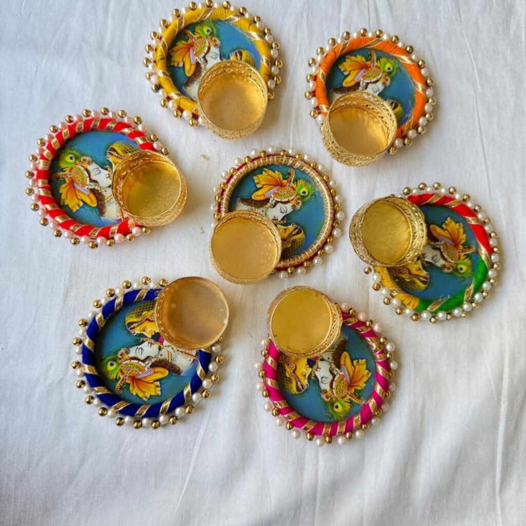 Fabdecor Artisanal Festive Candle Holder #39 (Pack of 2)