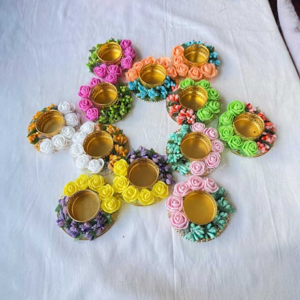 Fabdecor Artisanal Festive Candle Holder #5 (pack of 2)