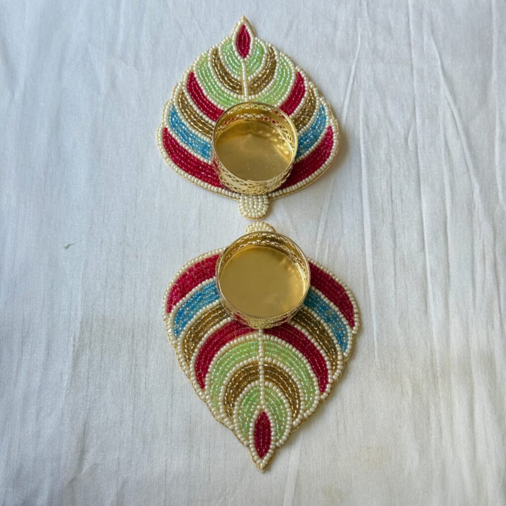 Fabdecor Artisanal Festive Candle Holder #4 (Pack of 2)