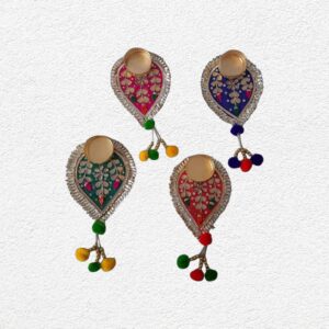 Fabdecor Artisanal Festive Candle Holder #33 (Pack of 2)