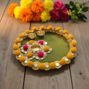 Fabdecor Artisanal Festive Pooja /Aarti Thali #8