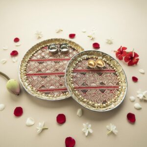 Fabdecor Artisanal Festive Pooja /Aarti Thali #12