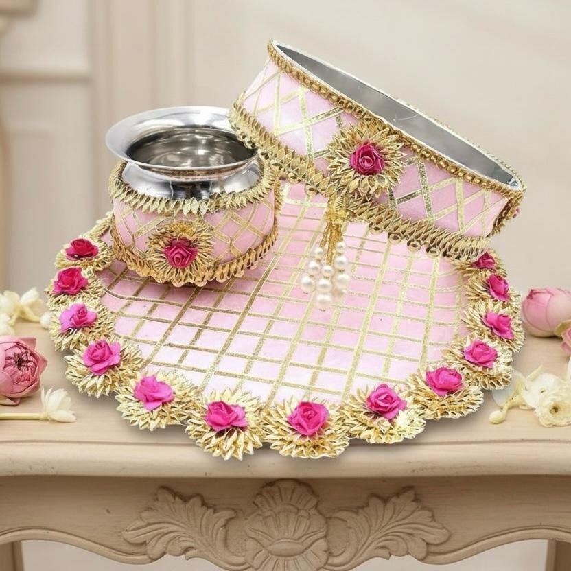 Fabdecor Artisanal Festive Pooja /Aarti Thali #13