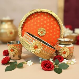 Fabdecor Artisanal Festive Pooja /Aarti Thali #16