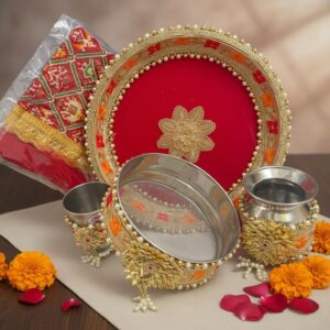 Fabdecor Artisanal Festive Pooja /Aarti Thali #19