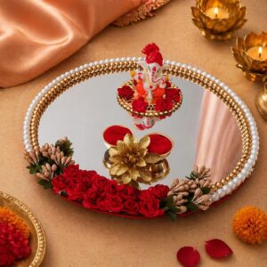 Fabdecor Artisanal Festive Pooja /Aarti Thali #3