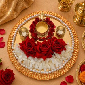Fabdecor Artisanal Festive Pooja /Aarti Thali #5