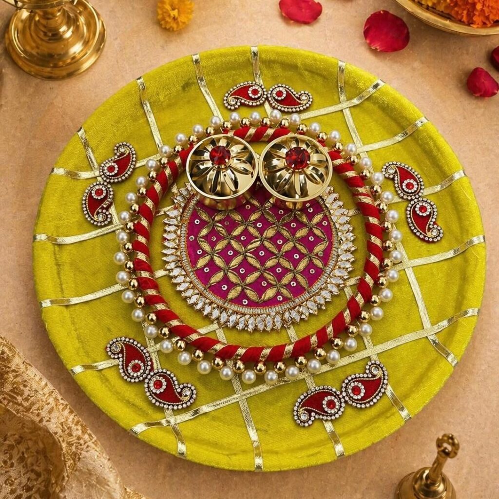 Fabdecor Artisanal Festive Pooja /Aarti Thali # 01