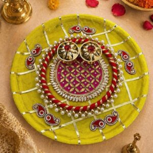 Fabdecor Artisanal Festive Pooja /Aarti Thali # 01
