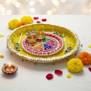 Fabdecor Artisanal Festive Pooja /Aarti Thali #7