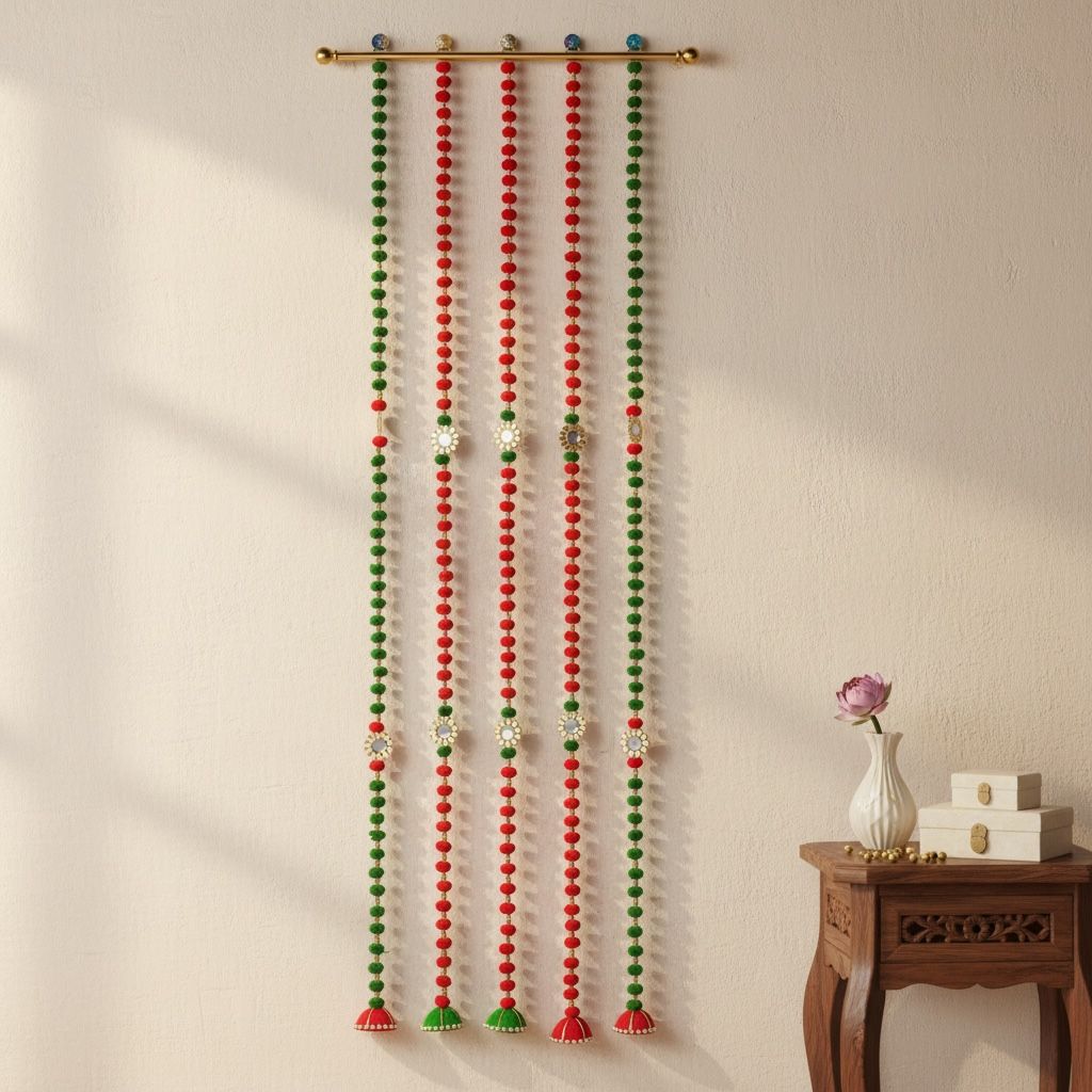 Fabdecor Artisanal Festive Hanging #20 (Set of 6)
