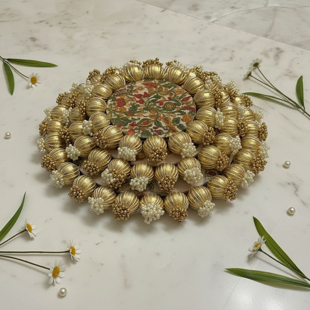 Fabdecor Artisanal Festive Rangoli # 42 (Set of 3)