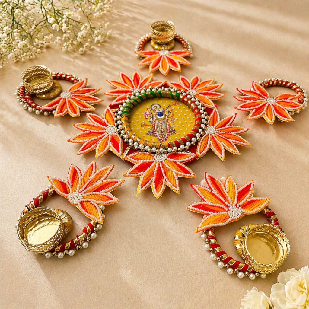 Fabdecor Artisanal Festive Rangoli #7