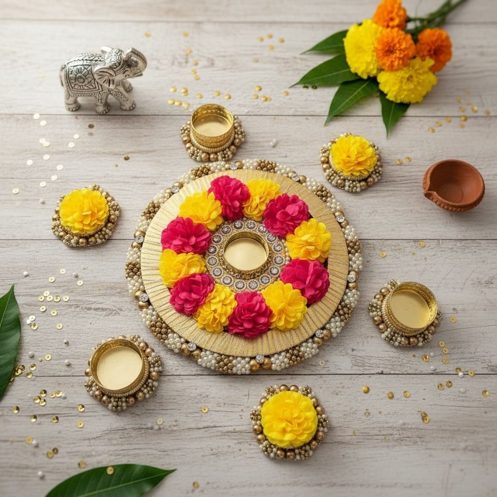 Fabdecor Artisanal Festive Rangoli #44