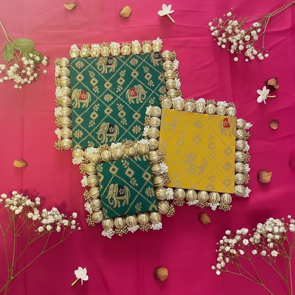 Fabdecor Artisanal Festive Rangoli #41 (Set of 3) - Image 2
