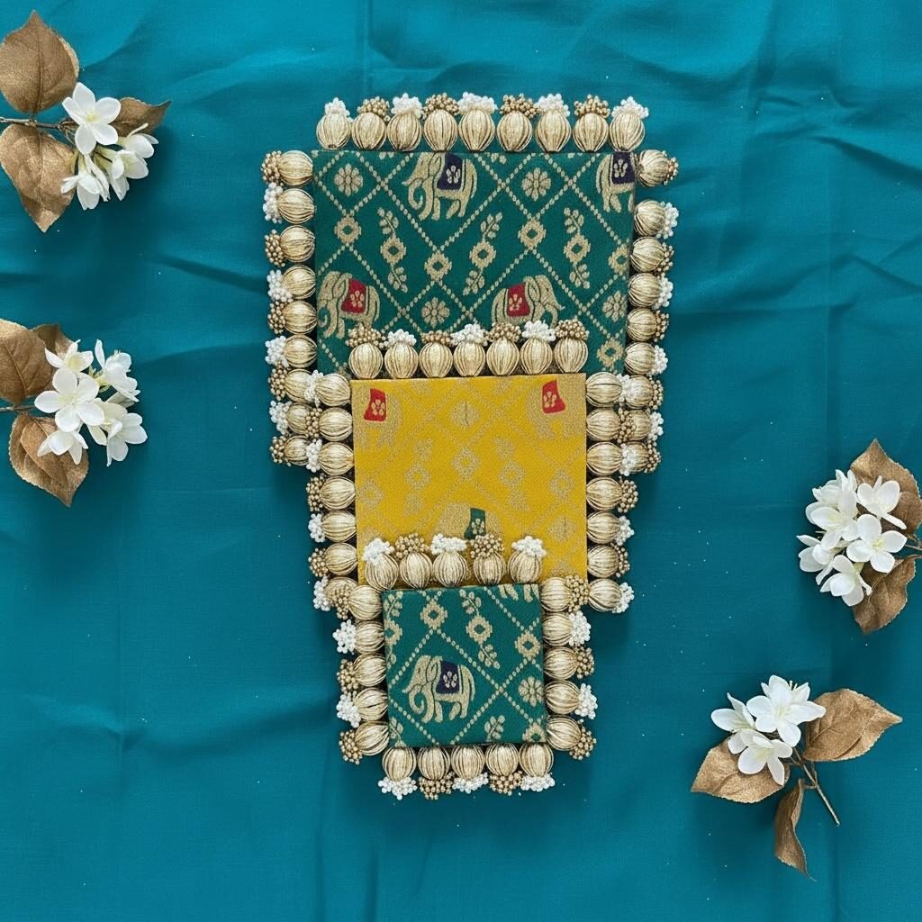 Fabdecor Artisanal Festive Rangoli #41 (Set of 3)