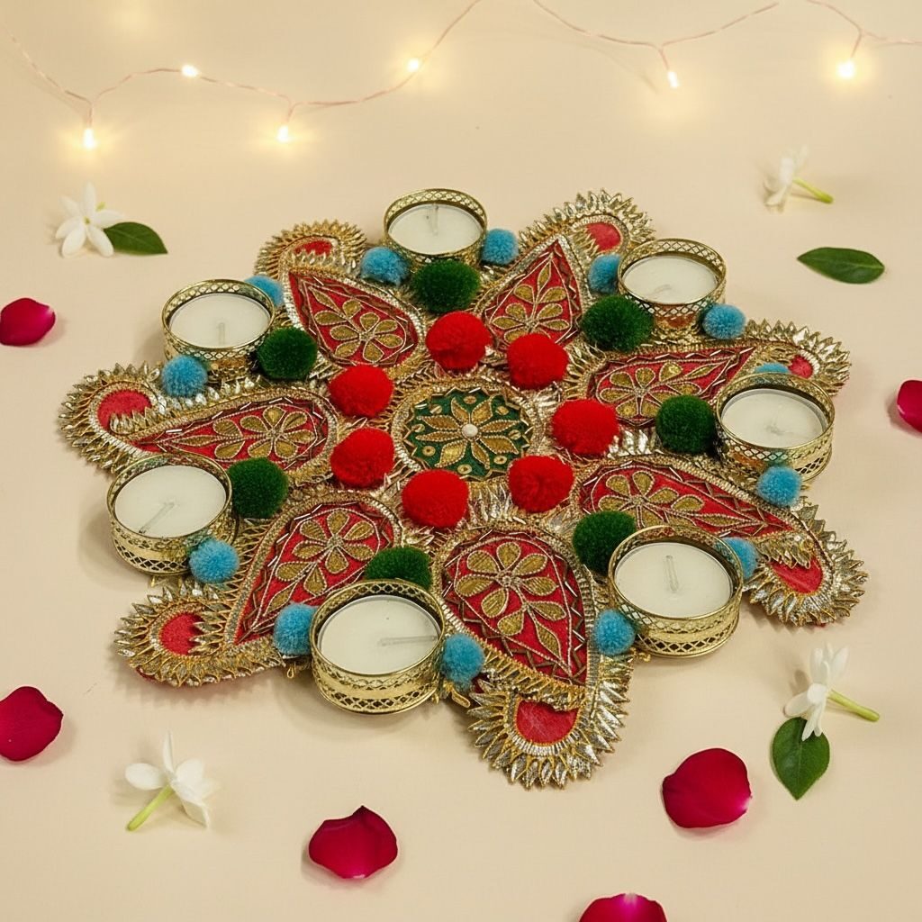 Fabdecor Artisanal Festive Rangoli #17