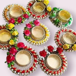 Fabdecor Artisanal Festive Candle Holder #15(Pack of 2)