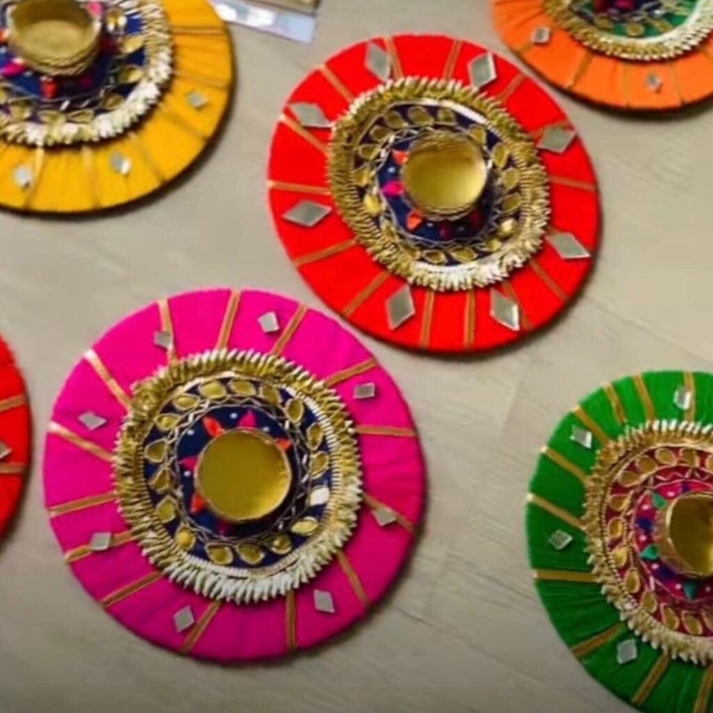 Fabdecor Artisanal Festive Candle Holder #10 (Pack of 2)