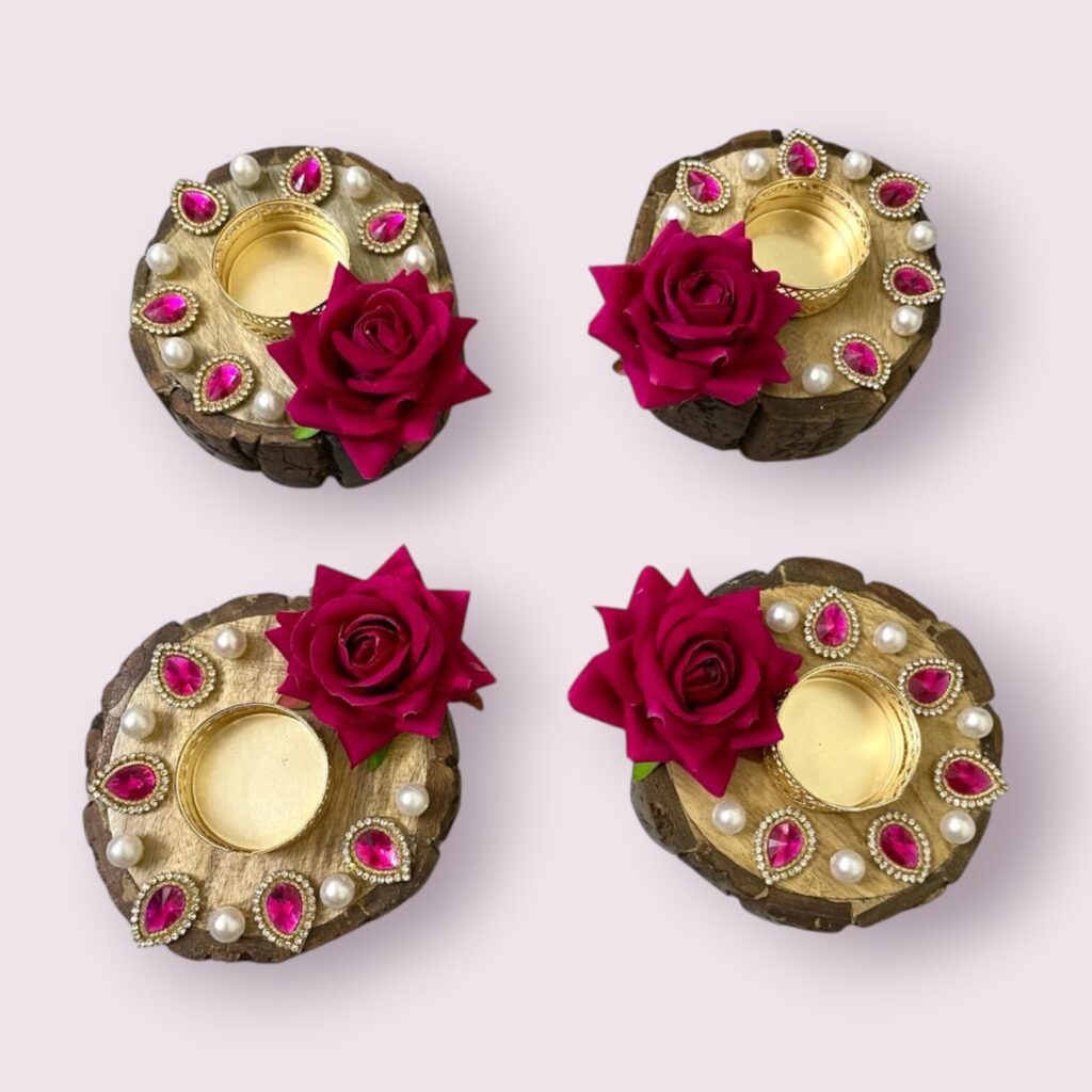 Fabdecor Artisanal Festive Candle Holder #6 (Pack of 1)