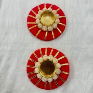 Fabdecor Artisanal Festive Candle Holder #60 (Pack of 2)