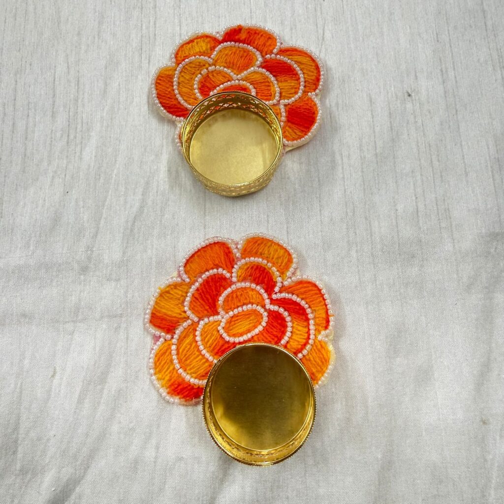 Fabdecor Artisanal Festive Candle Holder #62 (Pack of 2)