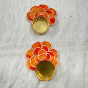 Fabdecor Artisanal Festive Candle Holder #62 (Pack of 2)