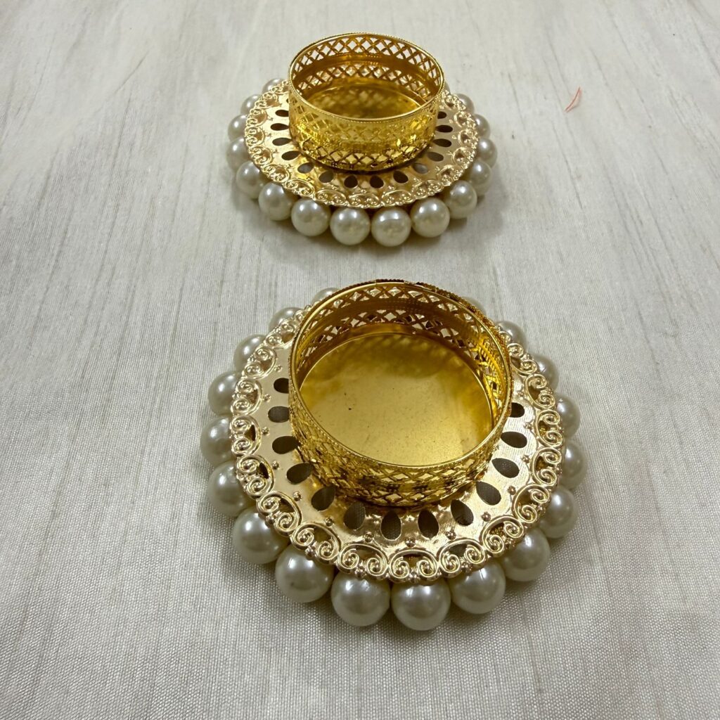 Fabdecor Artisanal Festive Candle Holder #59 (Pack of 2)