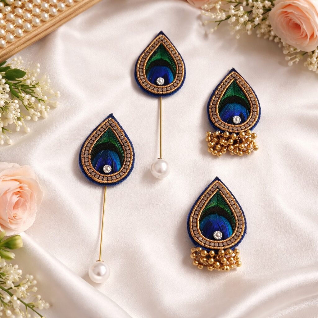 Fabdecor Artisanal Festive Brooch # 6