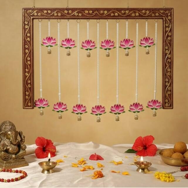 Fabdecor Artisanal Festive Hanging #42 (Set of 12)