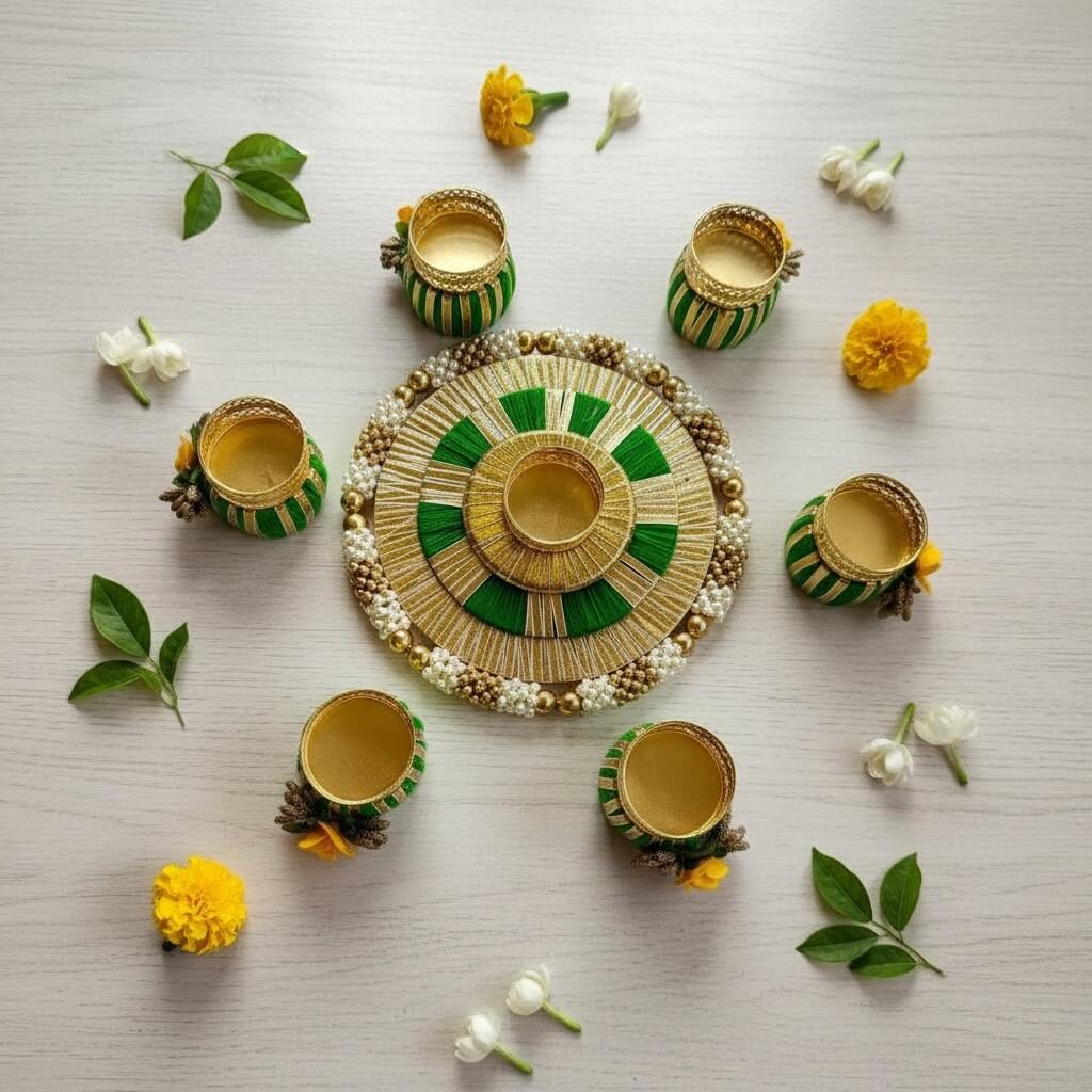 Fabdecor Artisanal Festive Rangoli #46