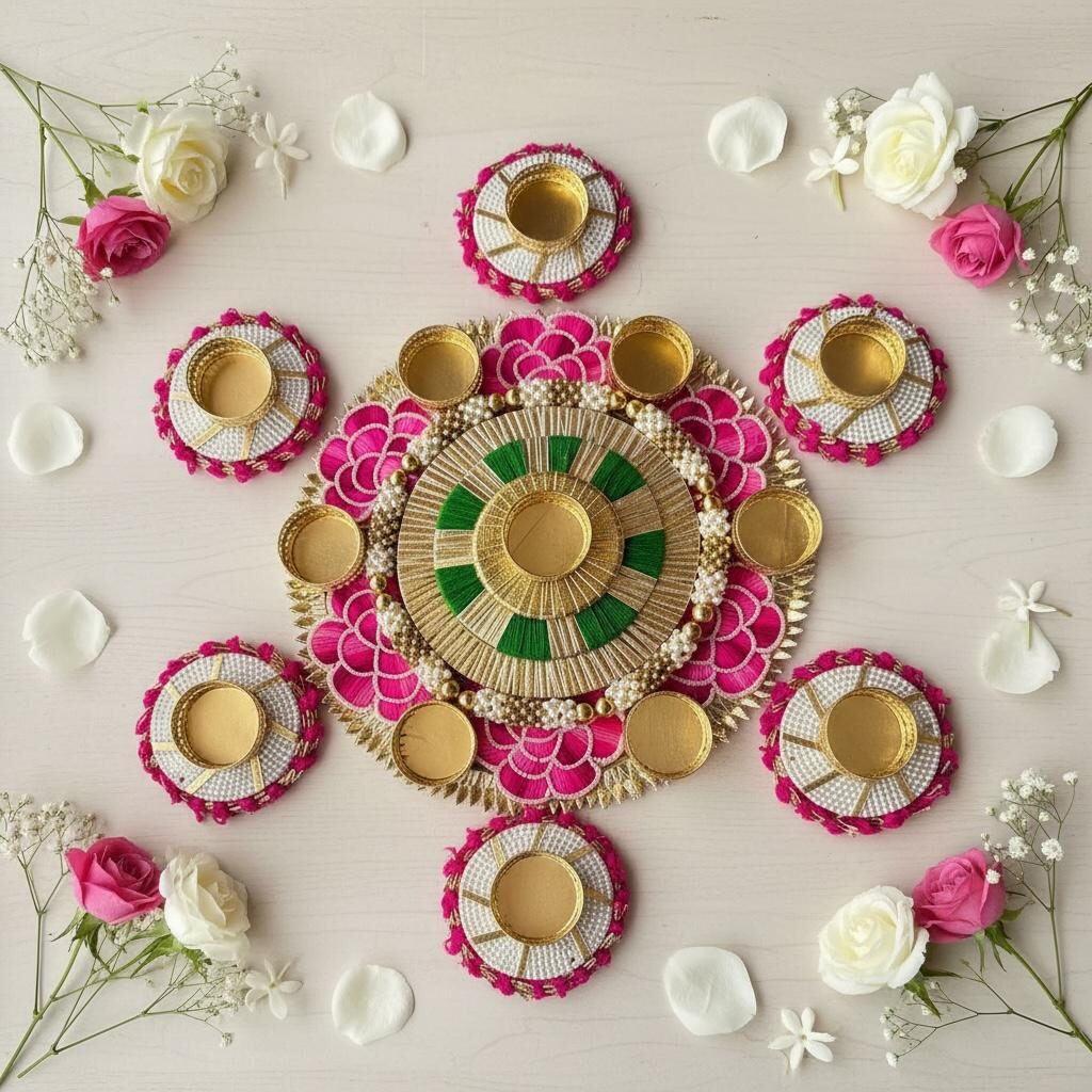 Fabdecor Artisanal Festive Rangoli #47
