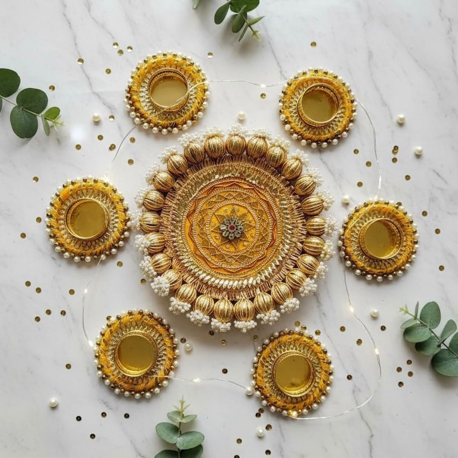 Fabdecor Artisanal Festive Rangoli #51