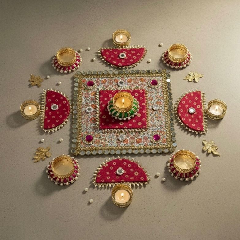 Fabdecor Artisanal Festive Rangoli #54