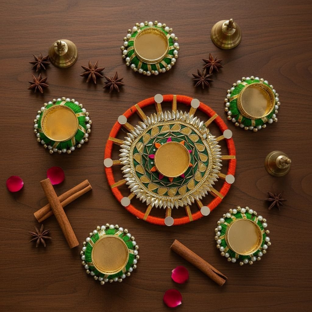 Fabdecor Artisanal Festive Rangoli #56