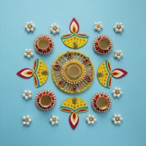 Fabdecor Artisanal Festive Rangoli #25