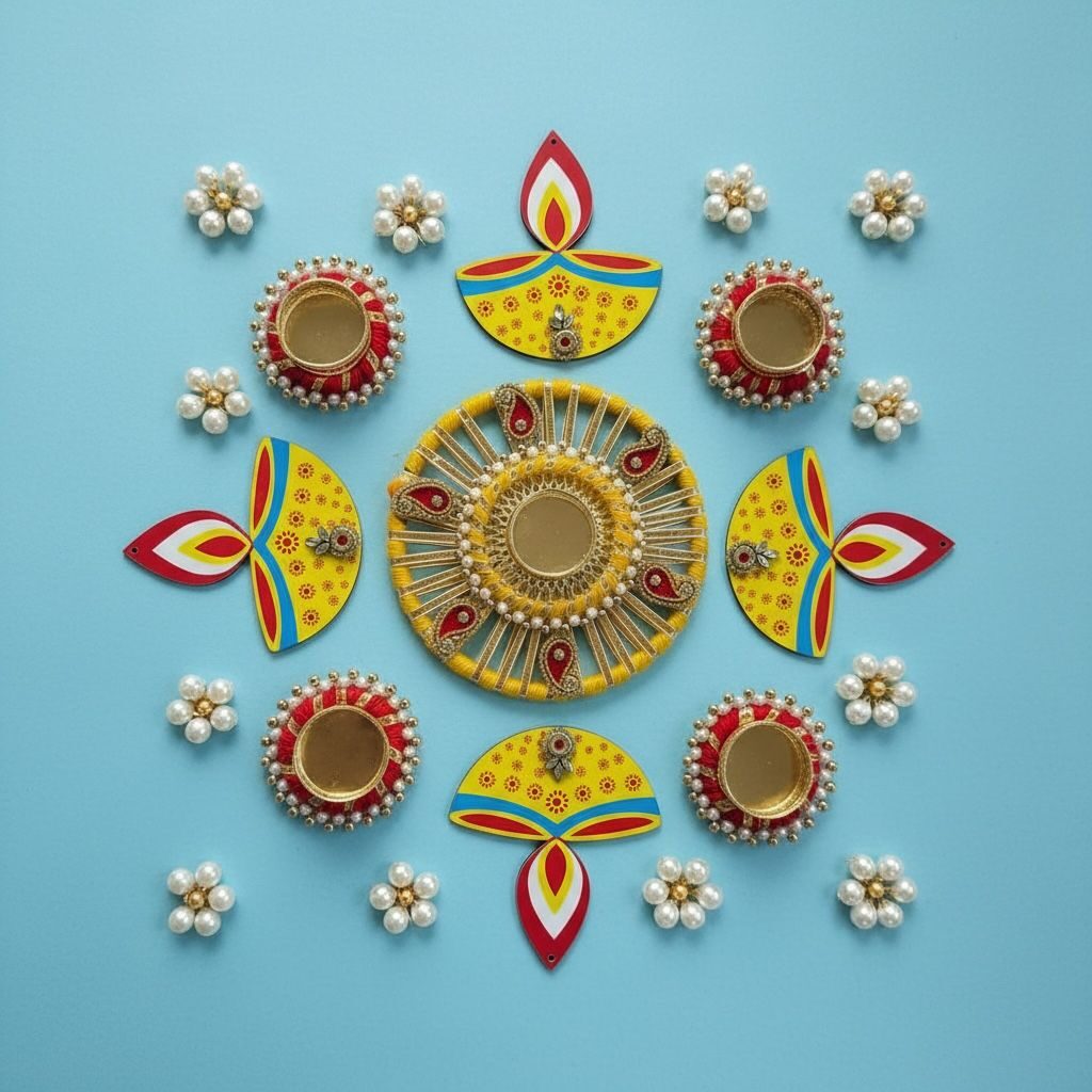 Fabdecor Artisanal Festive Rangoli #25