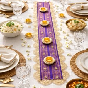 Fabdecor Artisanal Festive Tray and Coaster #10