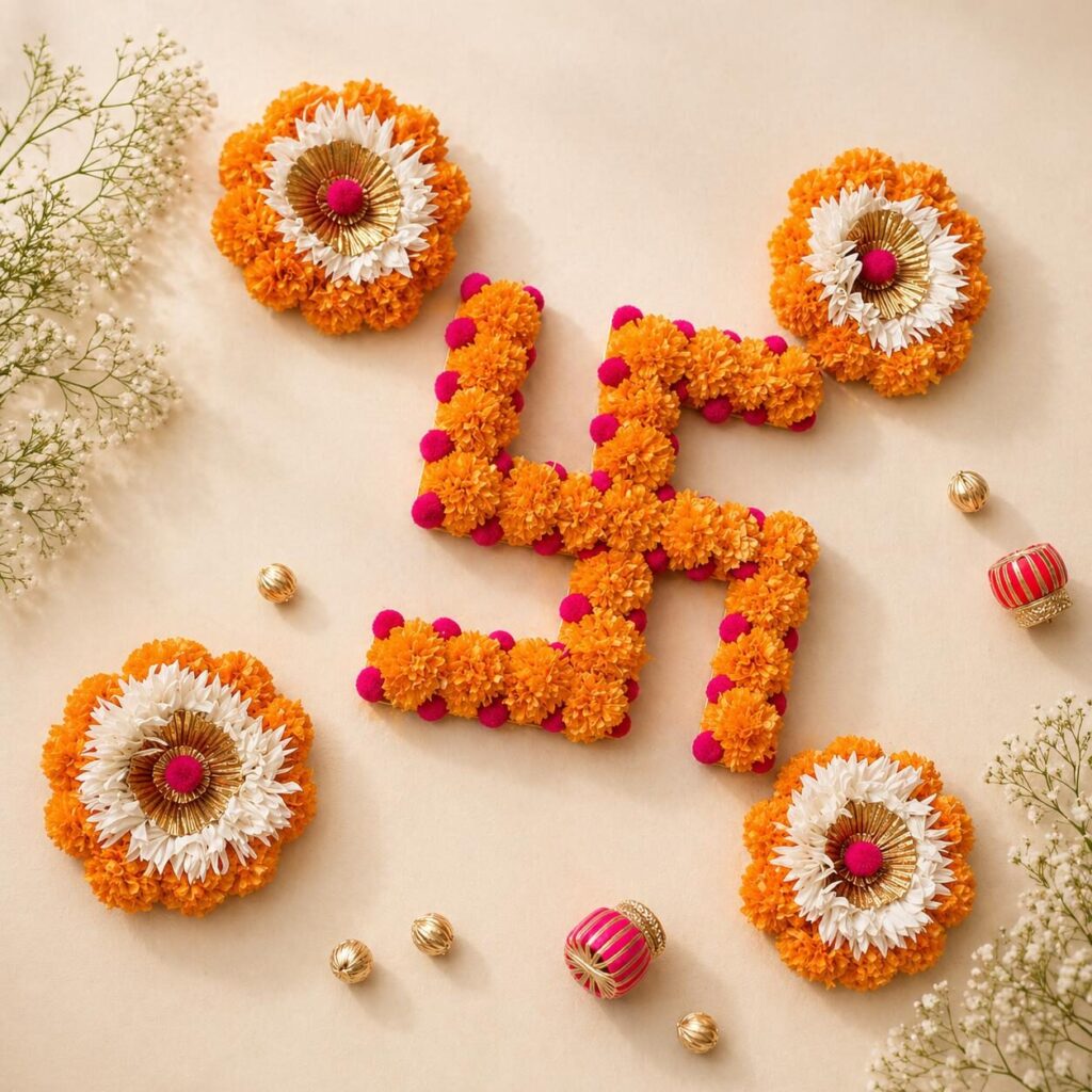 Fabdecor Artisanal Festive Rangoli #64