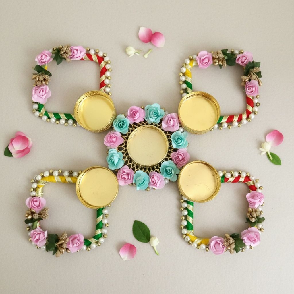 Fabdecor Artisanal Festive Rangoli #68